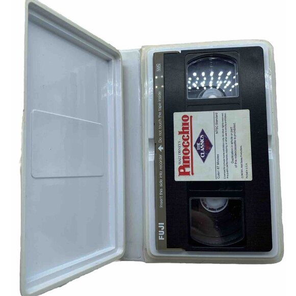 Walt Disney’s Pinocchio VHS Video Padded Clamshell Case 239 V The Classics - Picture 5 of 10
